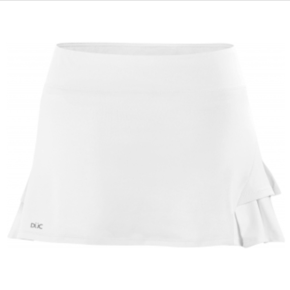 DUC Women’s Flirt 2 Tennis Skirt in White Size M
